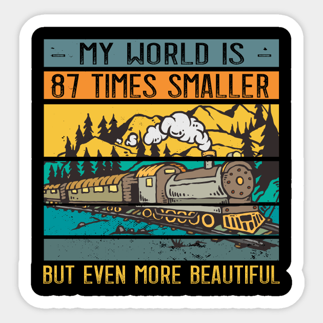 Modelrailroad HO N Z Train Model Sticker by alpmedia